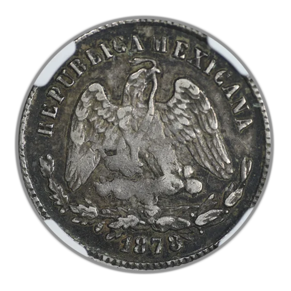 1878 MO M Mexico 25C Centavos NGC XF45 - Image 4