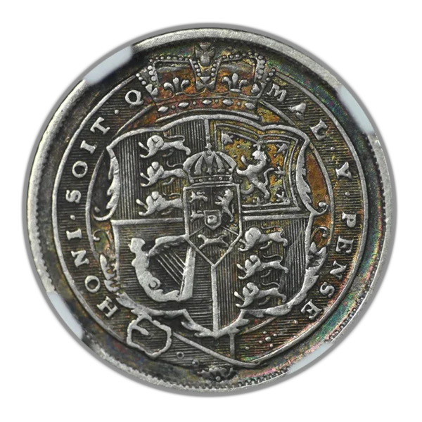 1817 Great Britain 6P Pence NGC XF40 - TONED! - Image 4