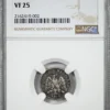 1884 CH M Mexico 10C Centavos NGC VF25