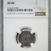 1884 HO M Mexico 10C Centavos NGC XF40