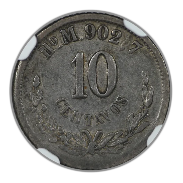 1884 HO M Mexico 10C Centavos NGC XF40 - Image 4