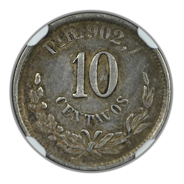 1889/7 PI R Mexico 10C Centavos NGC XF45 - Image 4