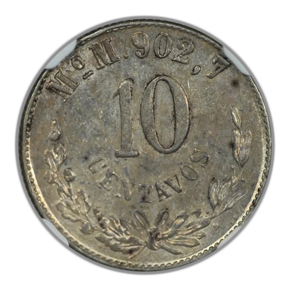 1903 MO M Mexico 10C Centavos NGC MS61 - Image 4
