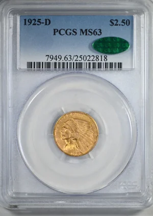 1925-D Indian Head Gold