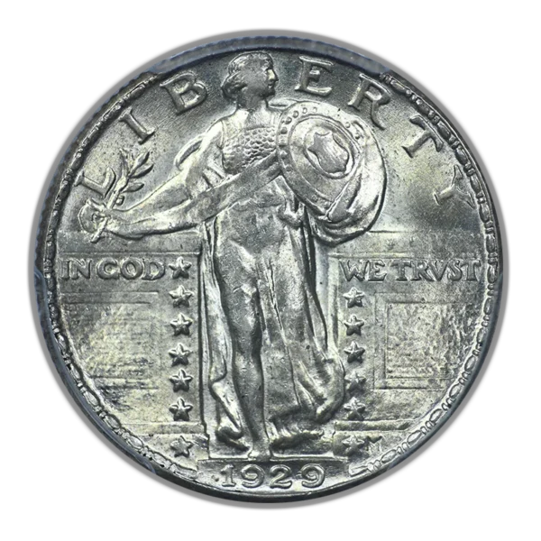 1929 Standing Liberty Quarter 25C PCGS MS63 - Image 3