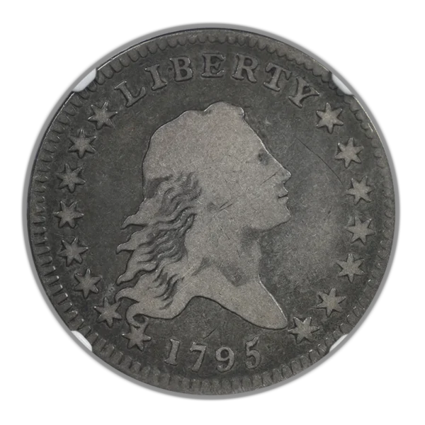 1795 Flowing Hair Half Dollar 50C NGC VG10 O-105 - Image 3