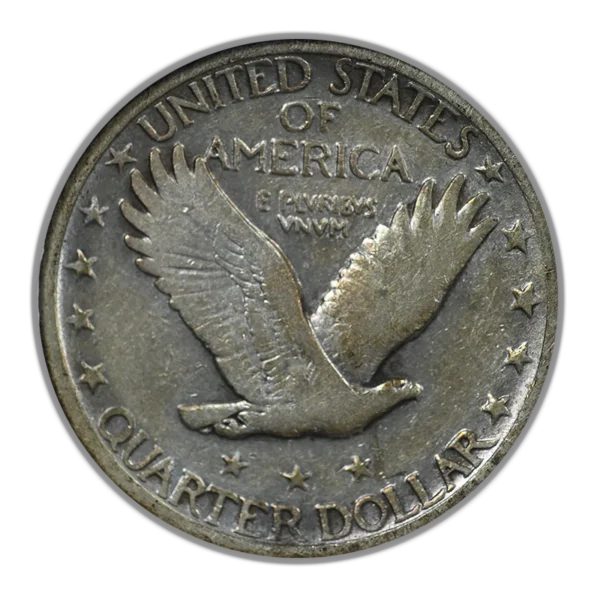 1921 Standing Liberty Quarter 25C ANACS Soapbox VG8 - Image 3