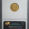 1862 Spanish Philippines Gold 2 Pesos G2P NGC AU55 - Image 2