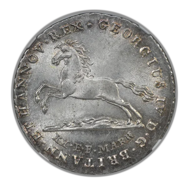 1827 Germany 16GG Gute Groschen German States HANNOVER NGC MS63 - Image 3