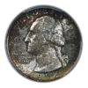 1958-D Washington Quarter 25C PCGS MS66 CAC - TONED! - Image 3