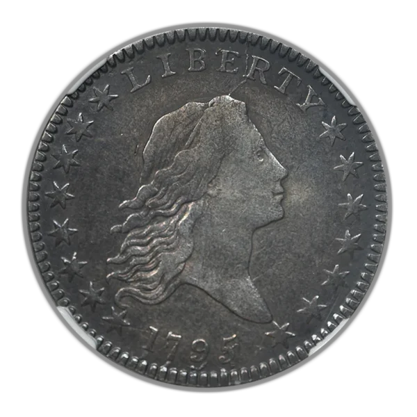 1795/1795 Flowing Hair Half Dollar 50C NGC VF Details O-112 - Image 3
