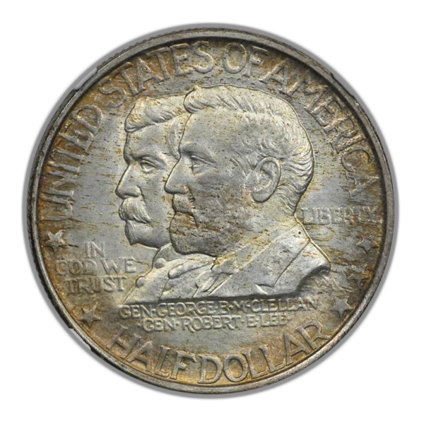 1937 Antietam Classic Commemorative Half Dollar 50C NGC MS65 - Image 3