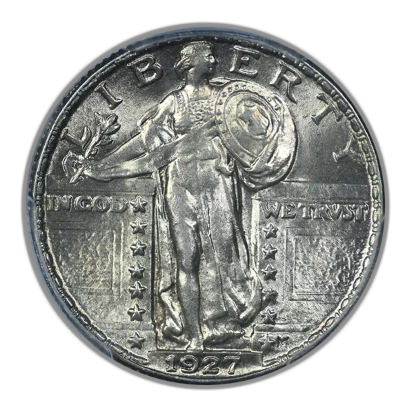 1927 Standing Liberty Quarter 25C PCGS MS63 - Image 3