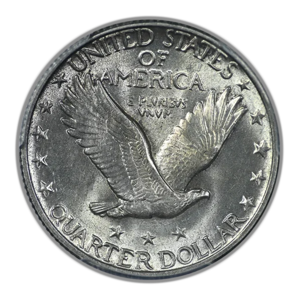 1927 Standing Liberty Quarter 25C PCGS MS63 - Image 4