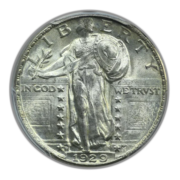 1929-D Standing Liberty Quarter 25C PCGS MS63 CAC - Image 3