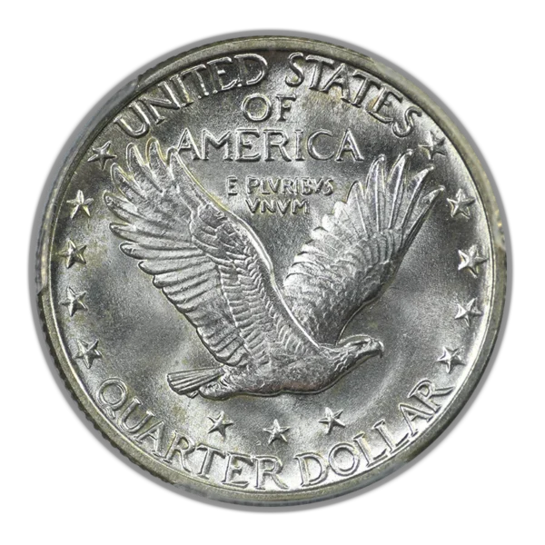 1927 Standing Liberty Quarter 25C PCGS MS64FH - Full Head - Image 4