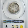 1909-D Barber Quarter 25C PCGS AU58 - TONED! - Image 2