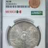 1921 Mo Mexico Silver Dos Pesos