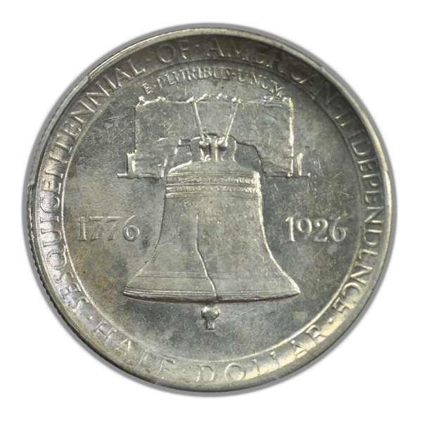 1926 American Sesquicentennial Classic Commemorative Half Dollar 50C PCGS AU58 - Image 4