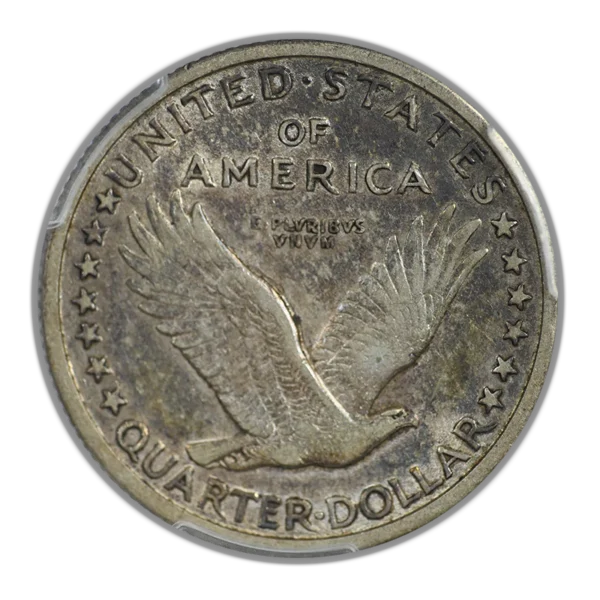 1917-D Type 1 Standing Liberty Quarter 25C PCGS XF40 - Image 4