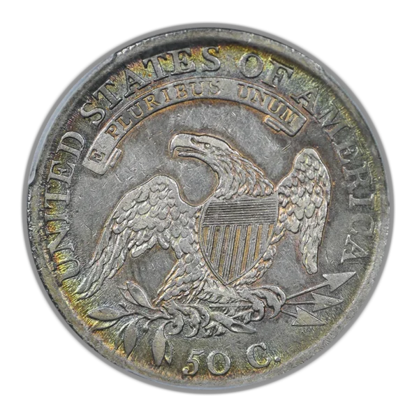 1809 Capped Bust Half Dollar 50C PCGS XF45 III Edge - TONED! - Image 4