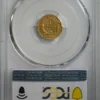 1855-O Type 2 Indian Princess Head Gold Dollar G$1 PCGS XF45 - Image 2
