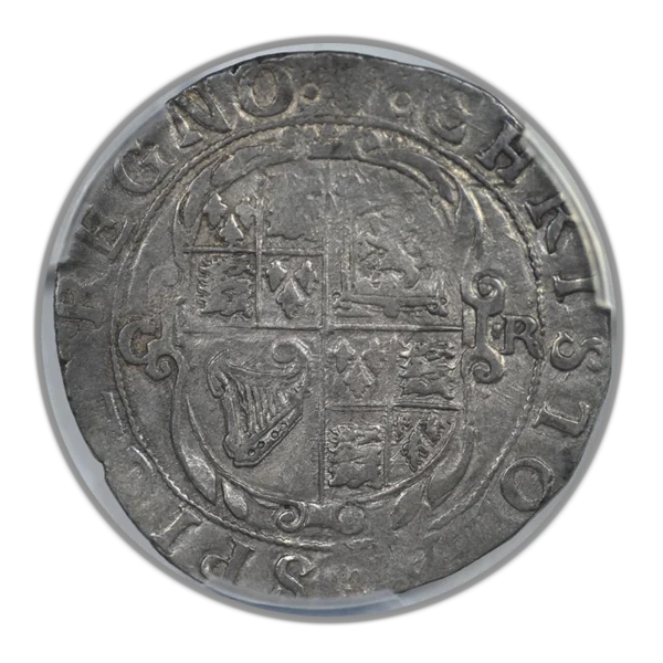 (1632-33) Great Britain Shilling PCGS VF35 S-2789 Harp - Image 4