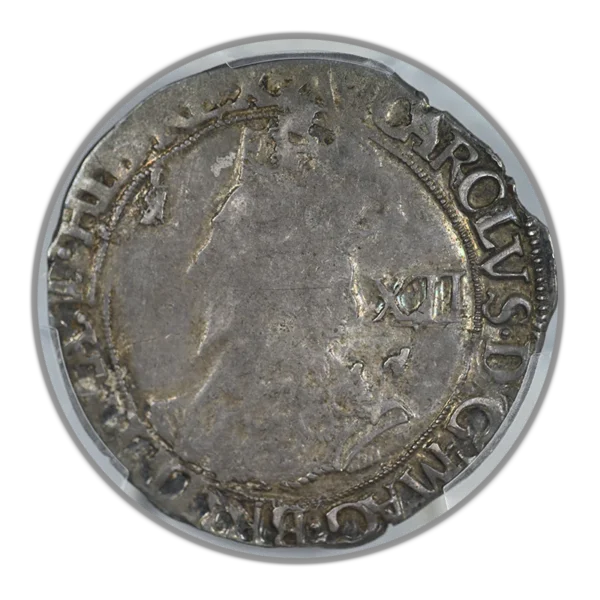 (1639-40) Great Britain Shilling PCGS VF30 S-2799 Triangle - Image 3