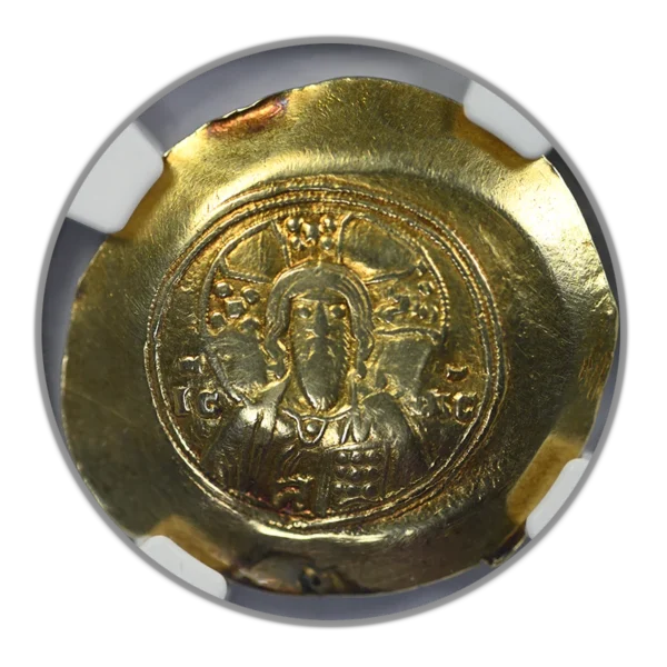 AD 1071-1078 Gold Byzantine Empire Michael VII AV/EL Hist. Nomisma NGC Ancients VF - Image 3