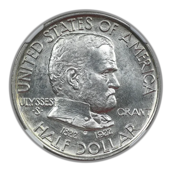 1922 Grant Classic Commemorative Half Dollar 50C NGC MS66 - Image 3