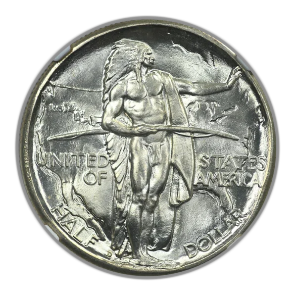1937-D Oregon Trail Classic Commemorative Half Dollar 50C NGC MS67+ CAC - BLAST WHITE! - Image 3