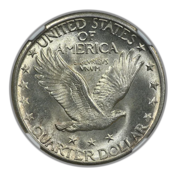 1924-D Standing Liberty Quarter 25C NGC MS65 - Image 4