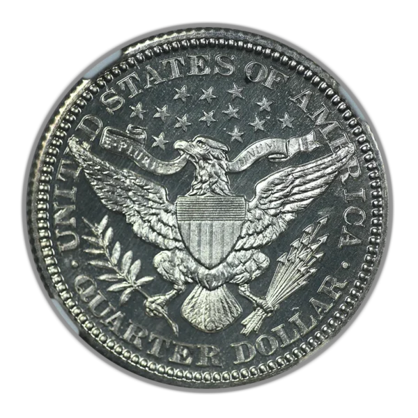 1902 Proof Barber Quarter 25C NGC PF65+ - Image 4