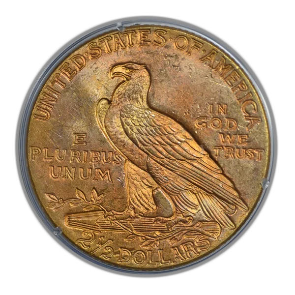 1926 Indian Head Gold Quarter Eagle $2.50 PCGS Rattler MS64 CAC - Image 4