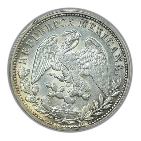1898-Mo AM Mexico Peso ANACS MS62 - 1949 Restrike for China - Image 4