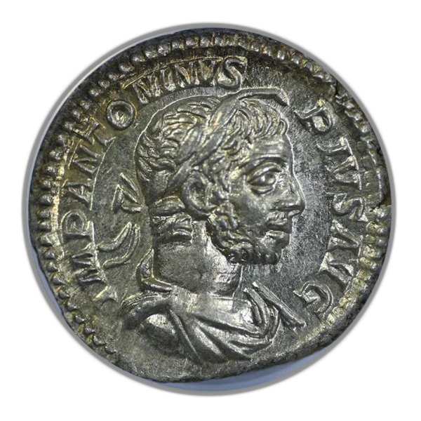 AD 218-222 Roman Elagabalus AR Denarius ANACS MS62 - Image 3