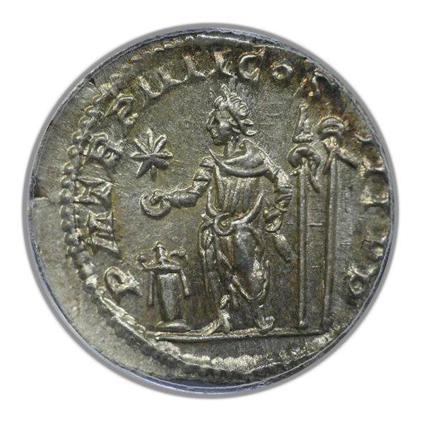 AD 218-222 Roman Elagabalus AR Denarius ANACS MS62 - Image 4