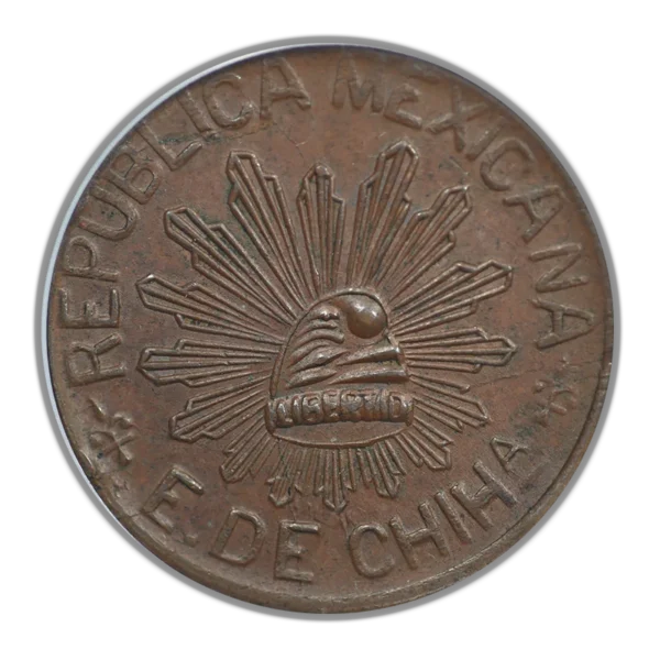 1915 Mexico Chihuahua 5C Centavos ANACS MS62BN - Image 4