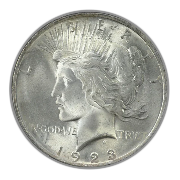 1923 Peace Dollar $1 PCGS MS64+ - Image 3