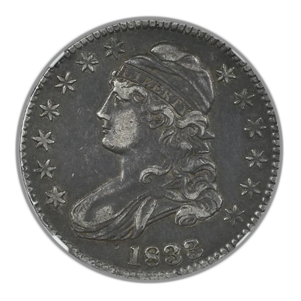 1833 Capped Bust Half Dollar 50C NGC XF45 - Image 3