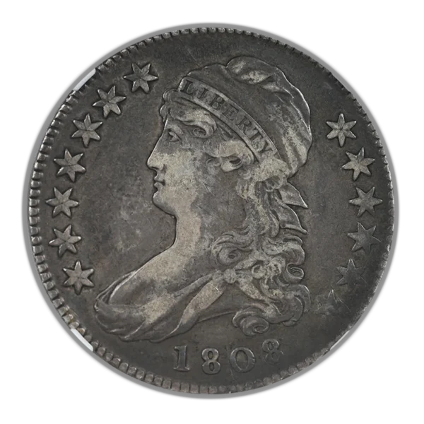 1808 Capped Bust Half Dollar 50C NGC VF30 - Image 3