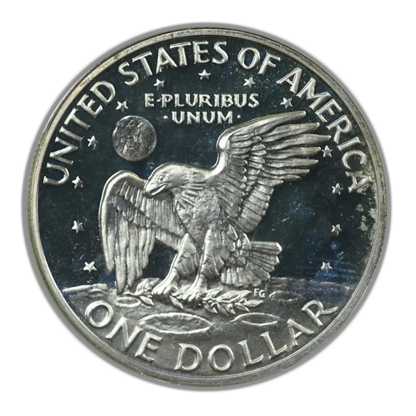 1972-S Proof Silver Eisenhower Ike Dollar $1 PCGS PR67 OGH - Image 4