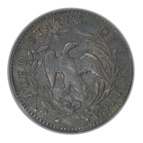 1797 Draped Bust Half Dime H10C PCGS AU50 OGH - Image 4