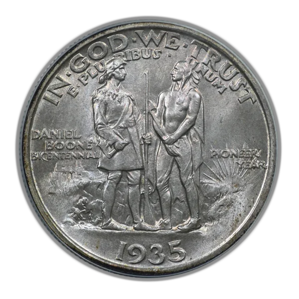 1935 Boone Classic Commemorative Half Dollar 50C PCGS MS67 CAC OGH - Image 4