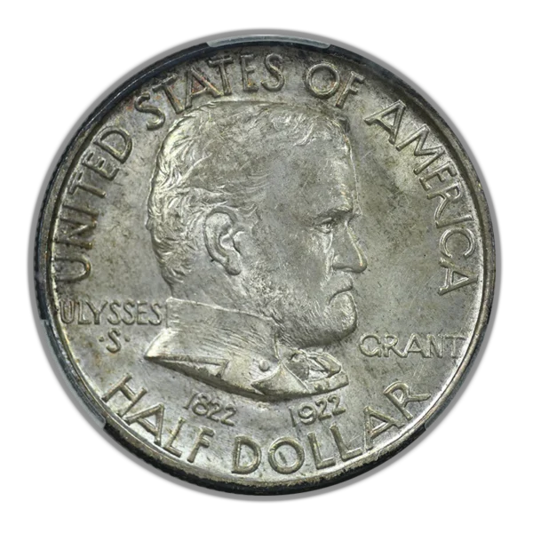 1922 Grant Classic Commemorative Half Dollar 50C CAC MS66+ - Image 3