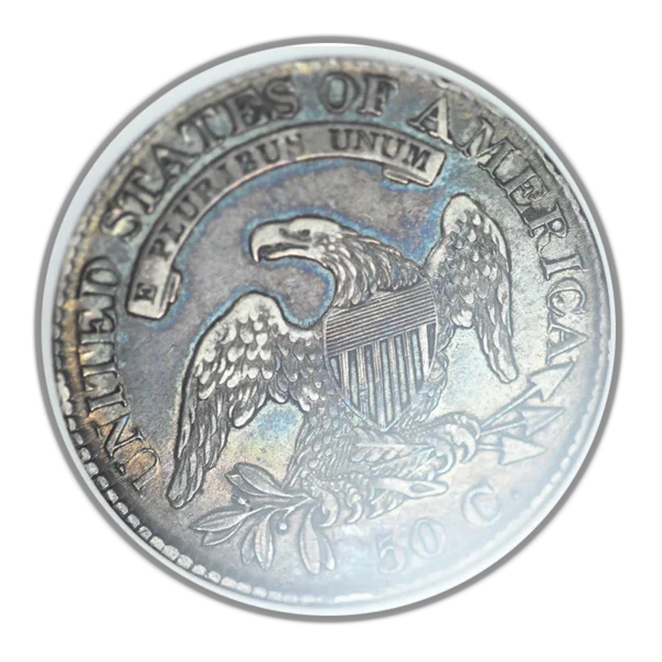 1826 Capped Bust Half Dollar 50C ANACS Soapbox XF40 - REVERSE TONED! - Image 5