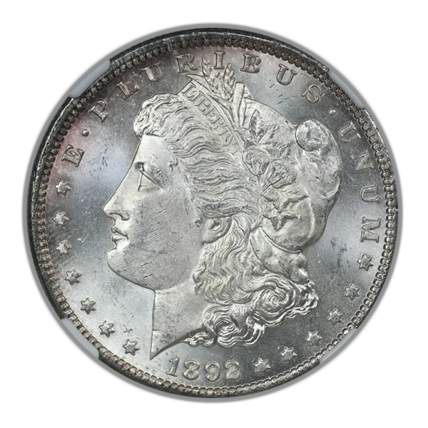 1892-CC Morgan Dollar $1 NGC MS64 - Image 3