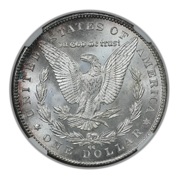 1892-CC Morgan Dollar $1 NGC MS64 - Image 4