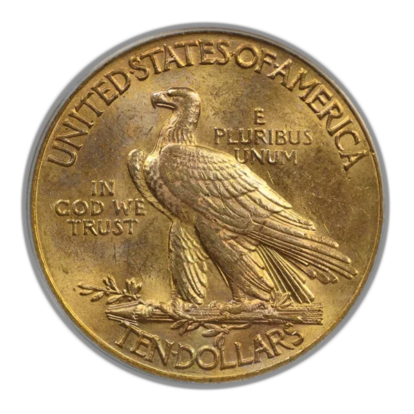 1932 Indian Head Gold Eagle $10 PCGS MS63 CAC OGH - Image 4